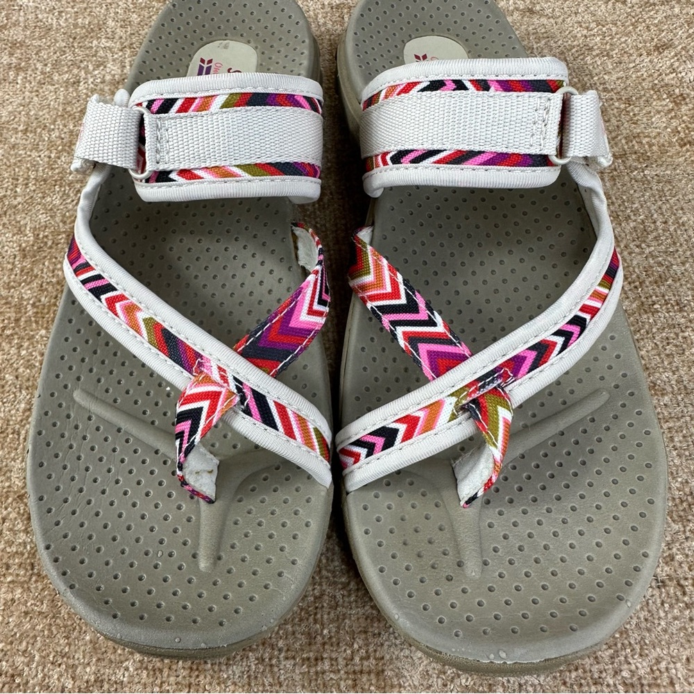 Skechers Reggae -Zig Swag Multicolored Sandals Women’s Size 10 - Picture 4 of 13